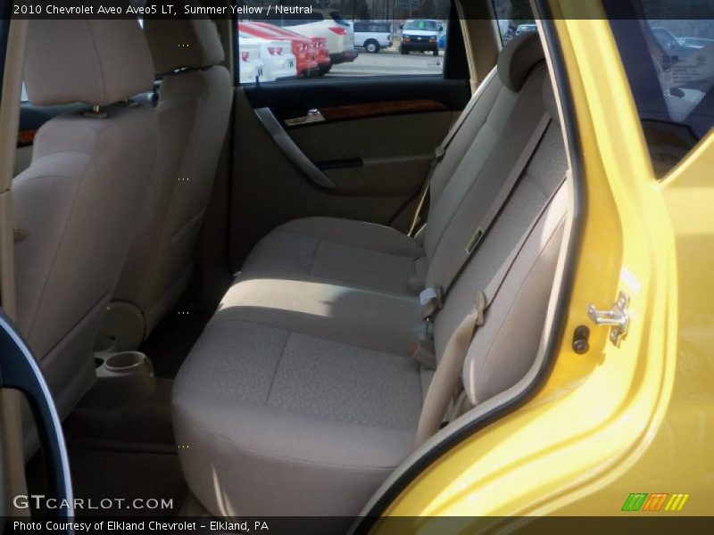 Summer Yellow / Neutral 2010 Chevrolet Aveo Aveo5 LT