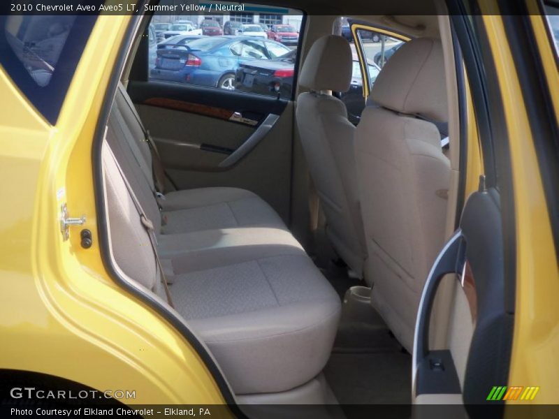 Summer Yellow / Neutral 2010 Chevrolet Aveo Aveo5 LT