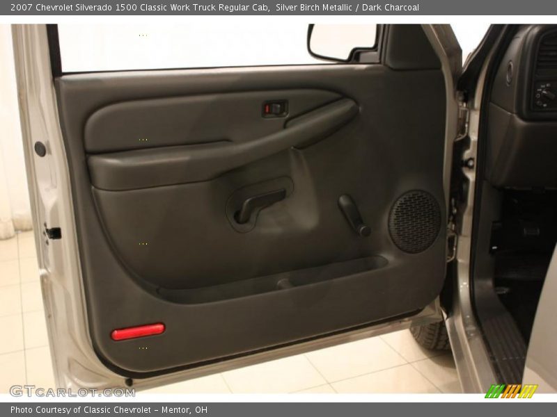 Silver Birch Metallic / Dark Charcoal 2007 Chevrolet Silverado 1500 Classic Work Truck Regular Cab