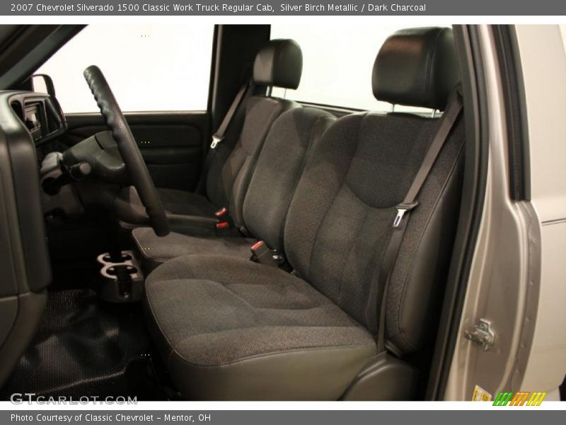Silver Birch Metallic / Dark Charcoal 2007 Chevrolet Silverado 1500 Classic Work Truck Regular Cab