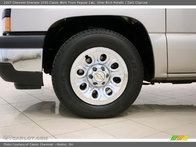 Silver Birch Metallic / Dark Charcoal 2007 Chevrolet Silverado 1500 Classic Work Truck Regular Cab