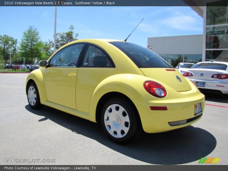 Sunflower Yellow / Black 2010 Volkswagen New Beetle 2.5 Coupe