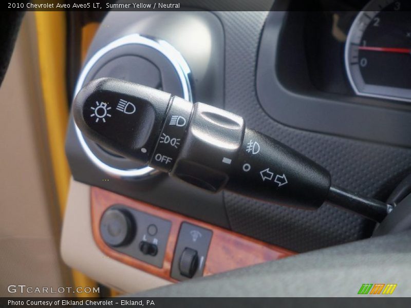Summer Yellow / Neutral 2010 Chevrolet Aveo Aveo5 LT