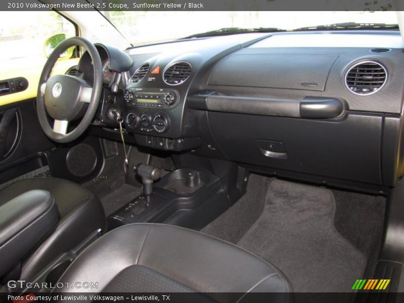 Sunflower Yellow / Black 2010 Volkswagen New Beetle 2.5 Coupe