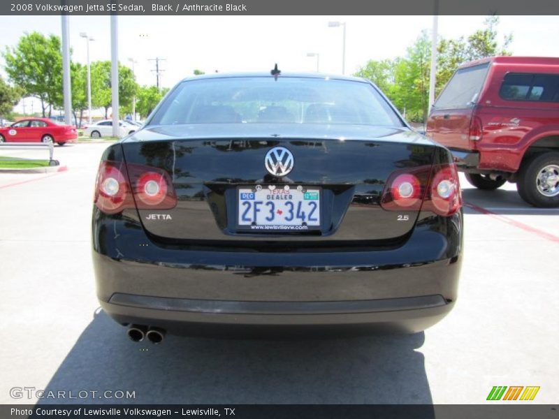 Black / Anthracite Black 2008 Volkswagen Jetta SE Sedan