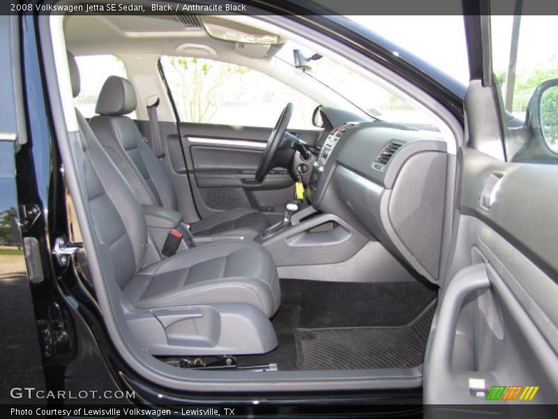 Black / Anthracite Black 2008 Volkswagen Jetta SE Sedan
