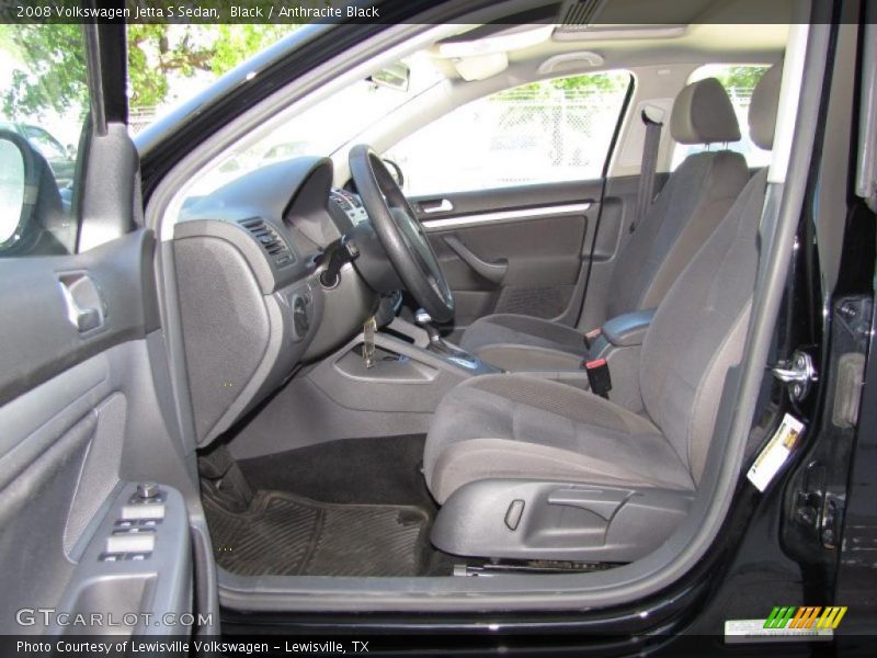 Black / Anthracite Black 2008 Volkswagen Jetta S Sedan