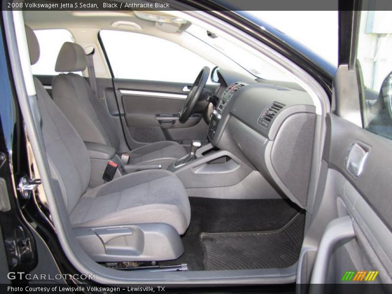Black / Anthracite Black 2008 Volkswagen Jetta S Sedan