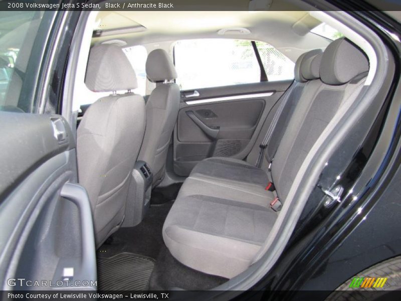 Black / Anthracite Black 2008 Volkswagen Jetta S Sedan