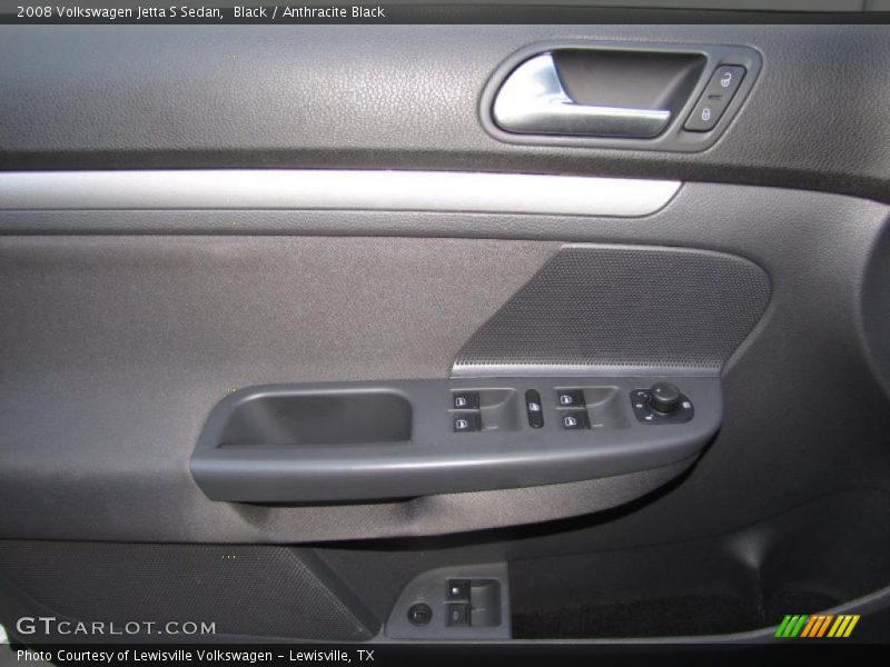 Black / Anthracite Black 2008 Volkswagen Jetta S Sedan