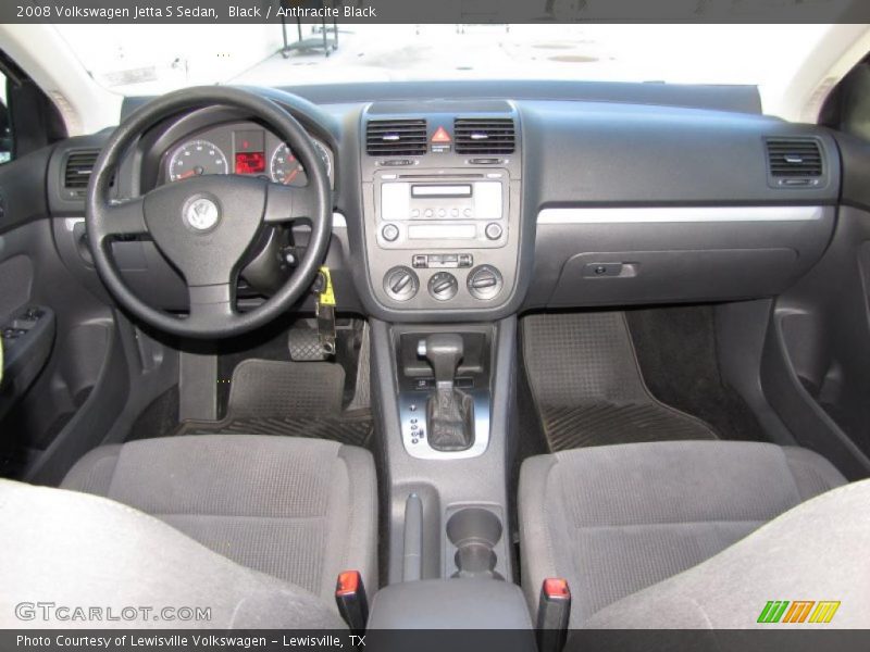 Dashboard of 2008 Jetta S Sedan