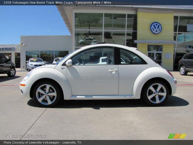 Campanella White / White 2008 Volkswagen New Beetle Triple White Coupe