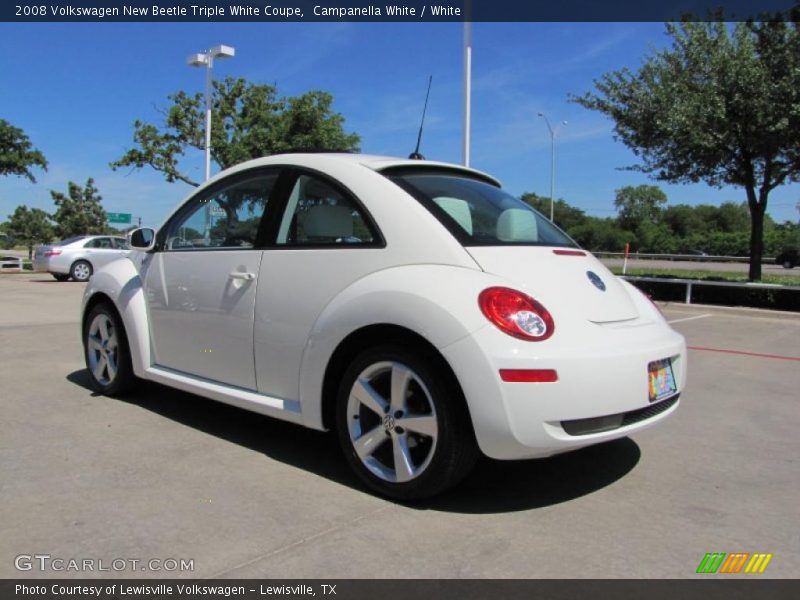 Campanella White / White 2008 Volkswagen New Beetle Triple White Coupe