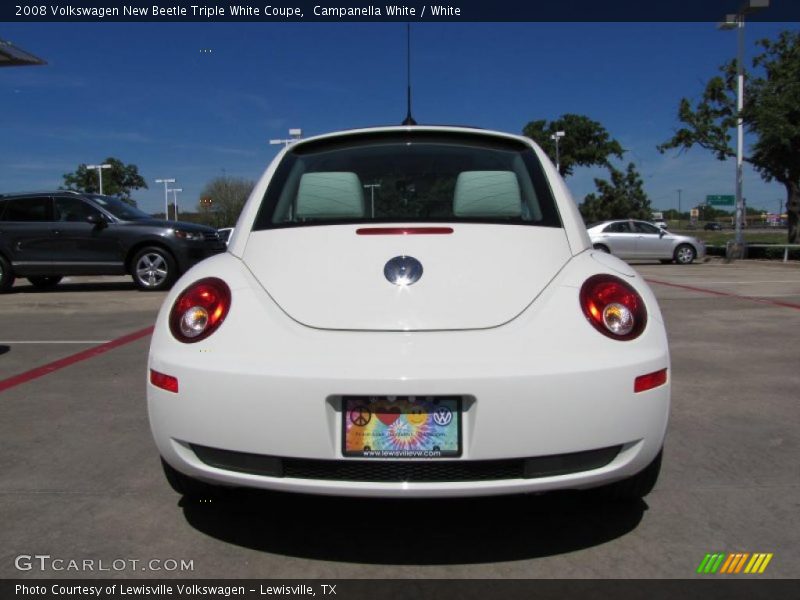 Campanella White / White 2008 Volkswagen New Beetle Triple White Coupe