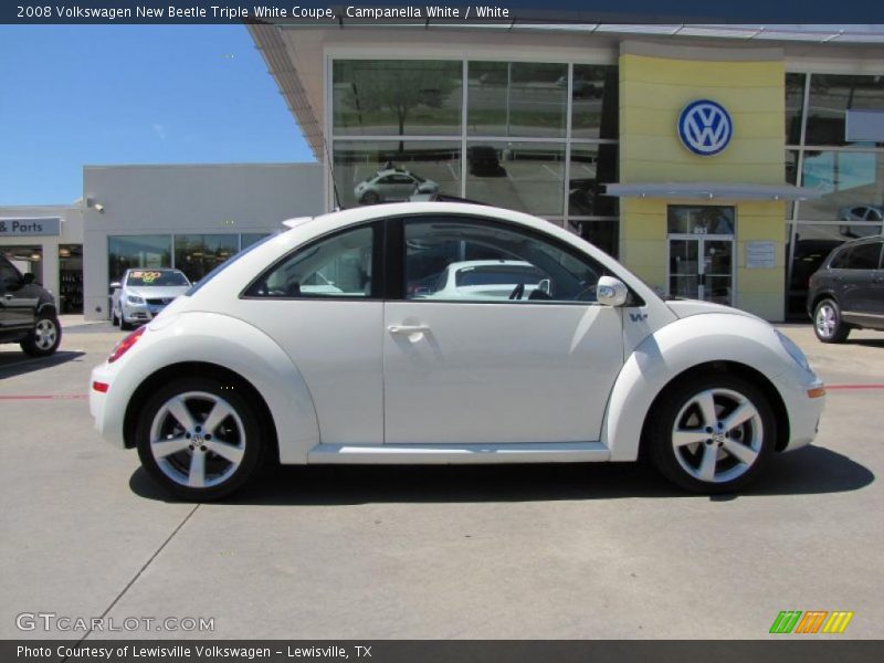Campanella White / White 2008 Volkswagen New Beetle Triple White Coupe