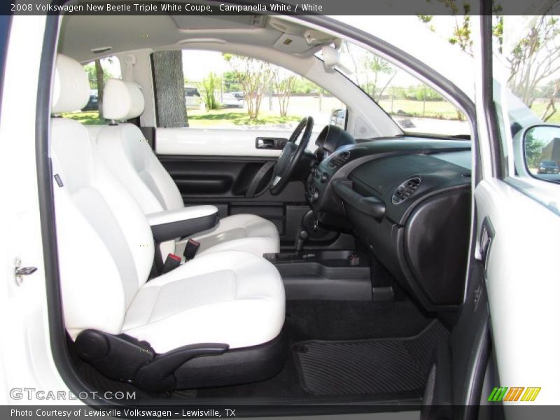  2008 New Beetle Triple White Coupe White Interior