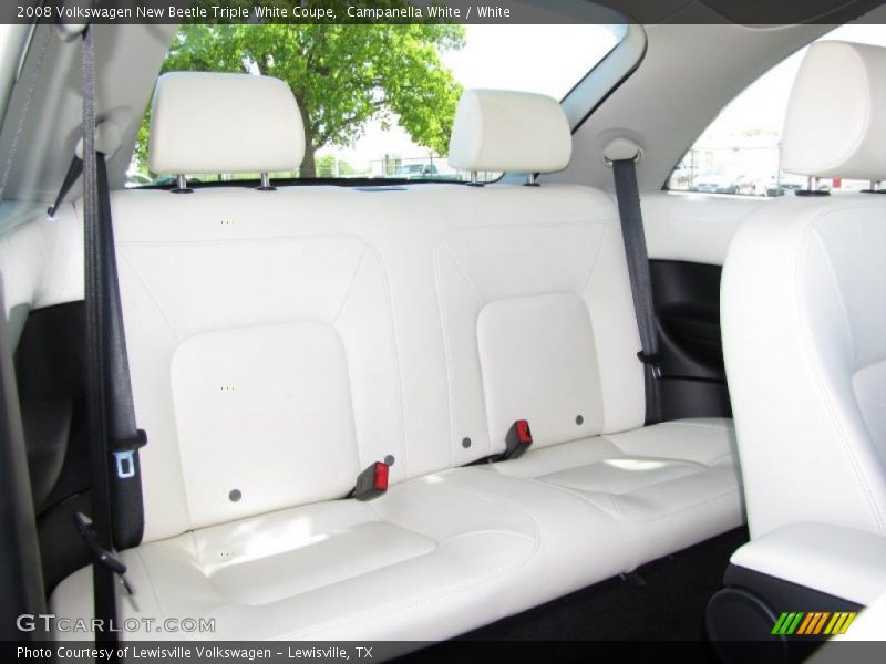  2008 New Beetle Triple White Coupe White Interior