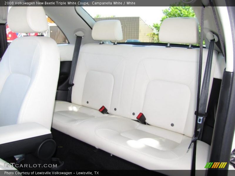  2008 New Beetle Triple White Coupe White Interior