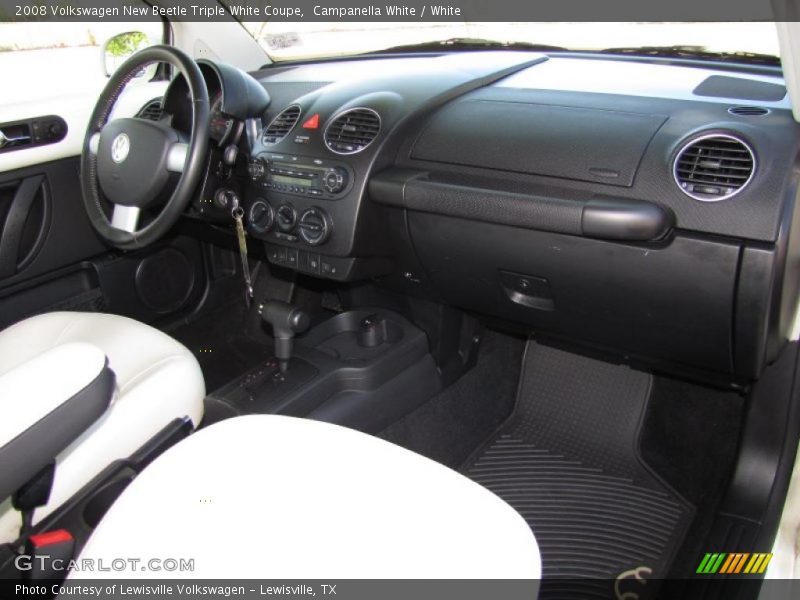 Campanella White / White 2008 Volkswagen New Beetle Triple White Coupe