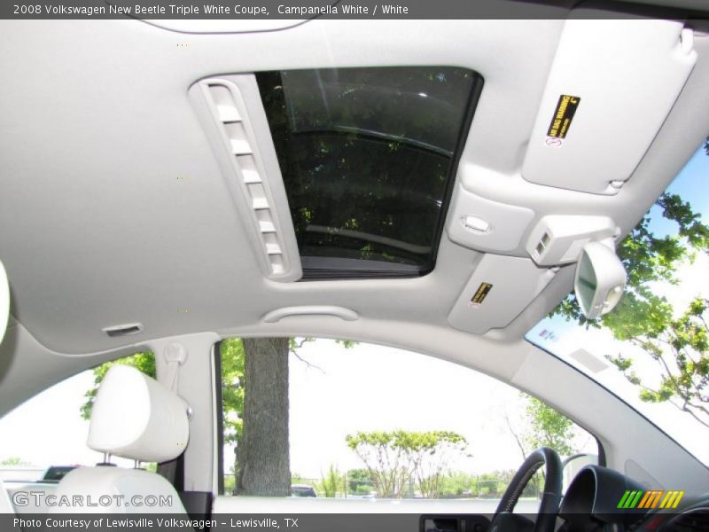 Campanella White / White 2008 Volkswagen New Beetle Triple White Coupe