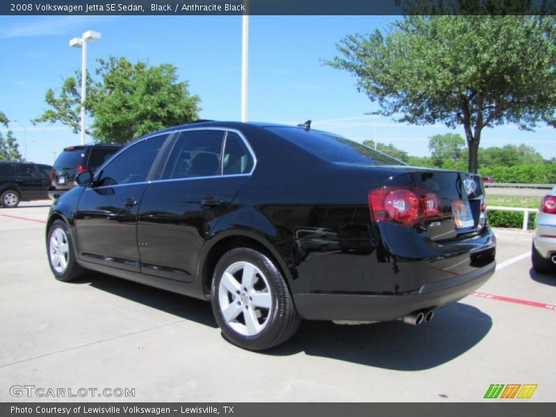 Black / Anthracite Black 2008 Volkswagen Jetta SE Sedan