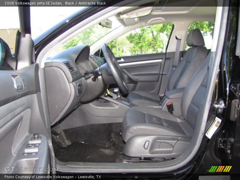 Black / Anthracite Black 2008 Volkswagen Jetta SE Sedan