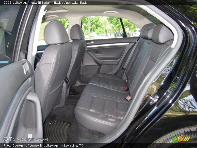 Black / Anthracite Black 2008 Volkswagen Jetta SE Sedan