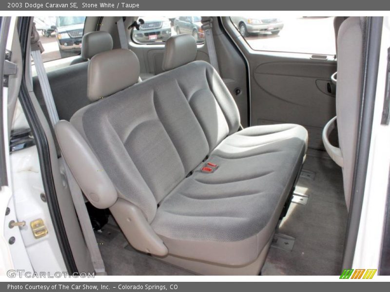 Stone White / Taupe 2003 Dodge Caravan SE