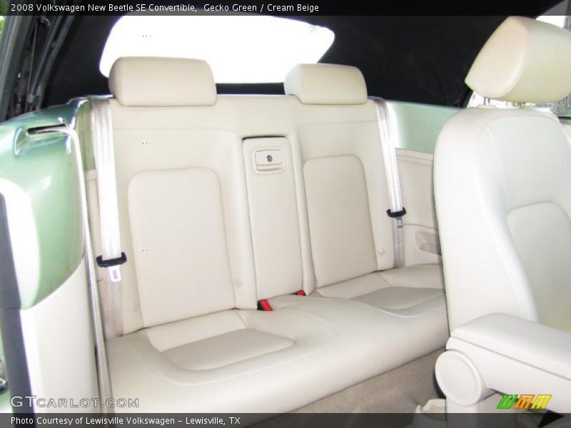 Gecko Green / Cream Beige 2008 Volkswagen New Beetle SE Convertible