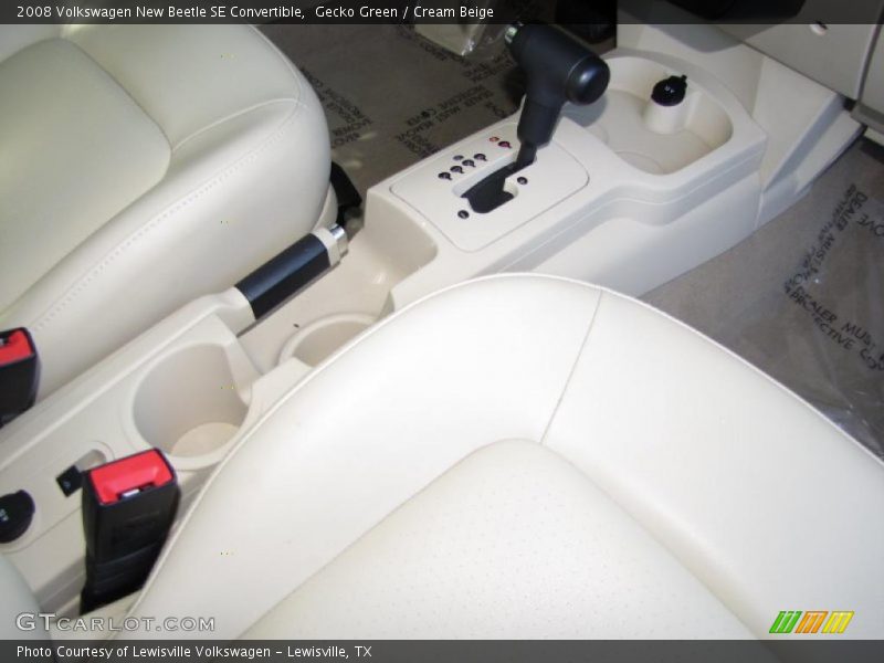 Gecko Green / Cream Beige 2008 Volkswagen New Beetle SE Convertible
