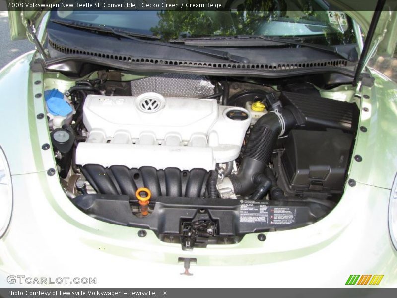 Gecko Green / Cream Beige 2008 Volkswagen New Beetle SE Convertible