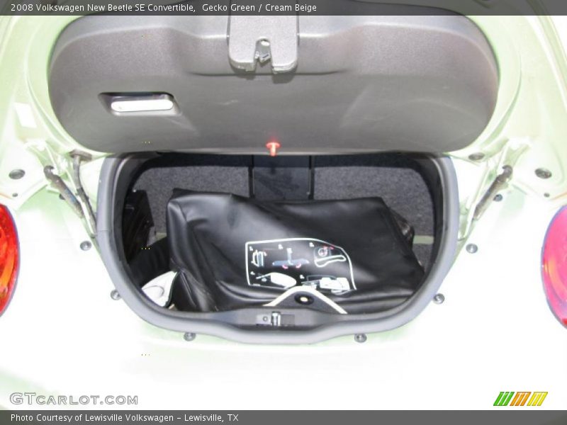 Gecko Green / Cream Beige 2008 Volkswagen New Beetle SE Convertible