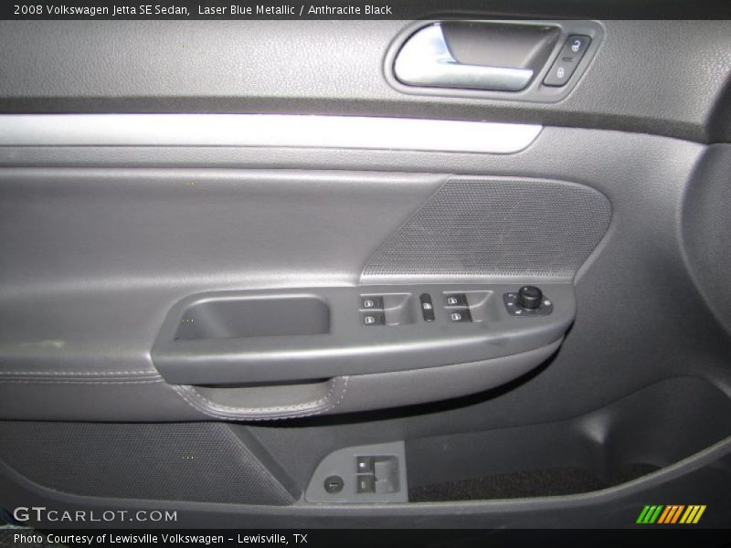 Laser Blue Metallic / Anthracite Black 2008 Volkswagen Jetta SE Sedan