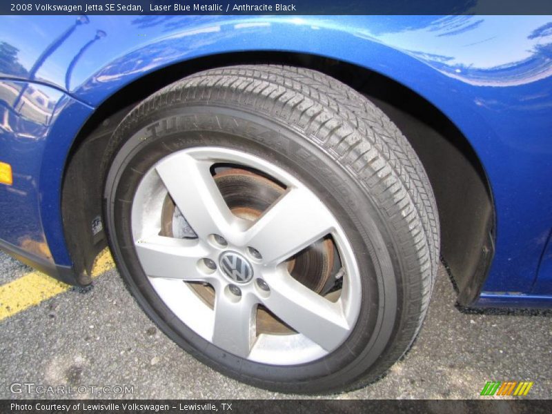 Laser Blue Metallic / Anthracite Black 2008 Volkswagen Jetta SE Sedan