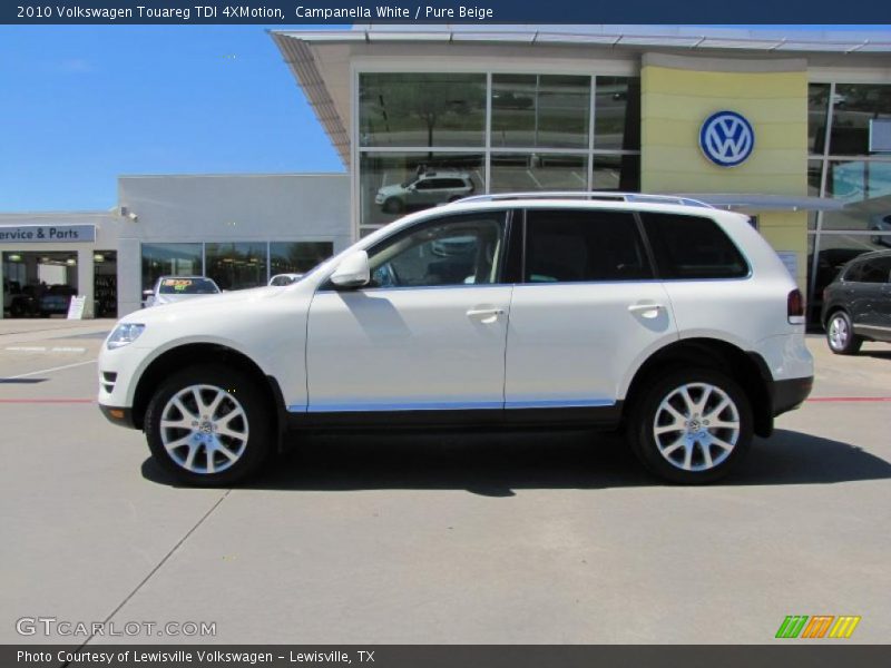 Campanella White / Pure Beige 2010 Volkswagen Touareg TDI 4XMotion