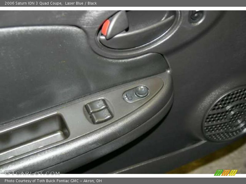 Laser Blue / Black 2006 Saturn ION 3 Quad Coupe