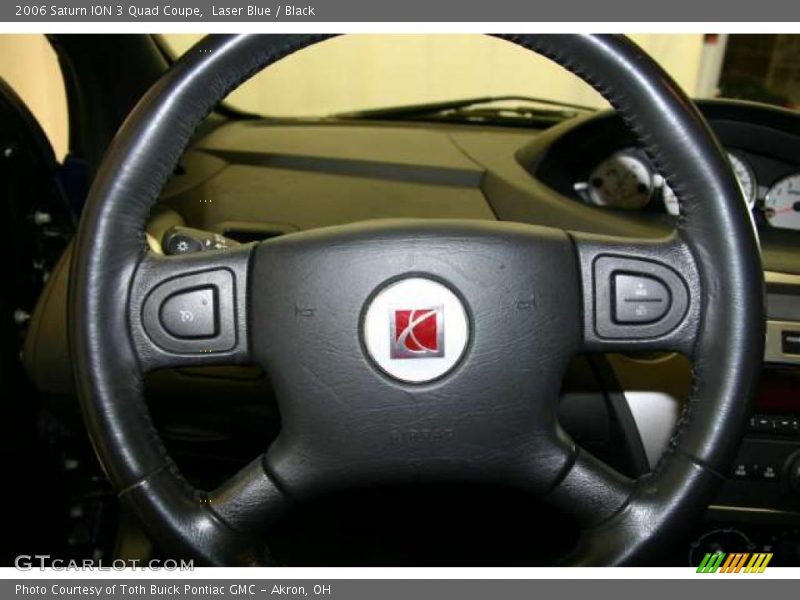 Laser Blue / Black 2006 Saturn ION 3 Quad Coupe