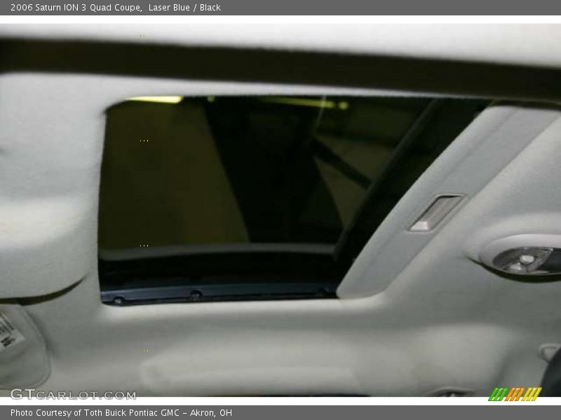 Laser Blue / Black 2006 Saturn ION 3 Quad Coupe