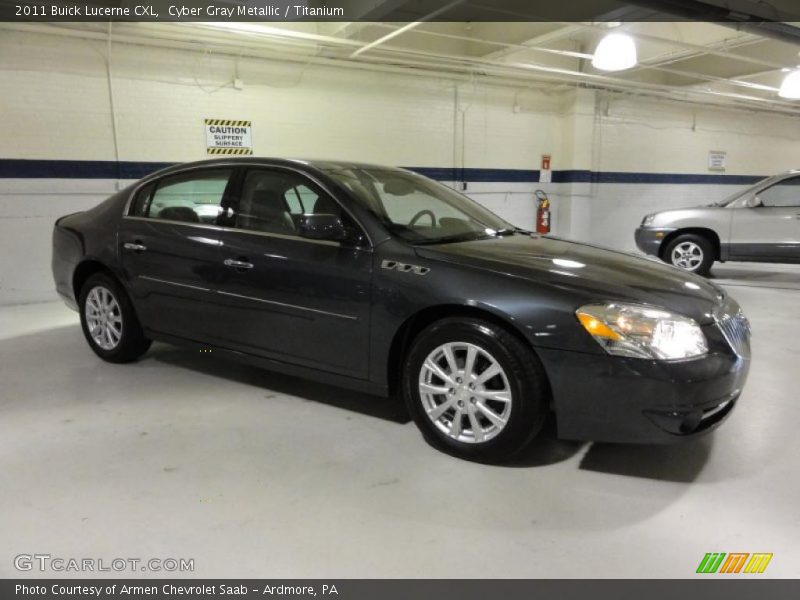 Cyber Gray Metallic / Titanium 2011 Buick Lucerne CXL