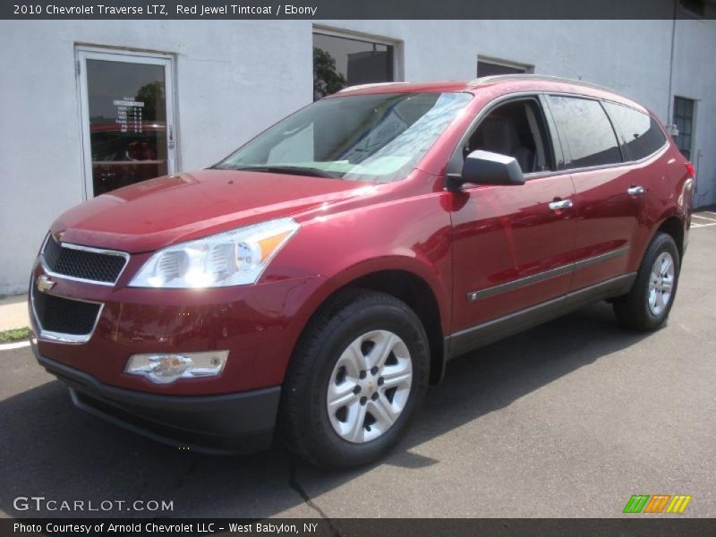 Red Jewel Tintcoat / Ebony 2010 Chevrolet Traverse LTZ