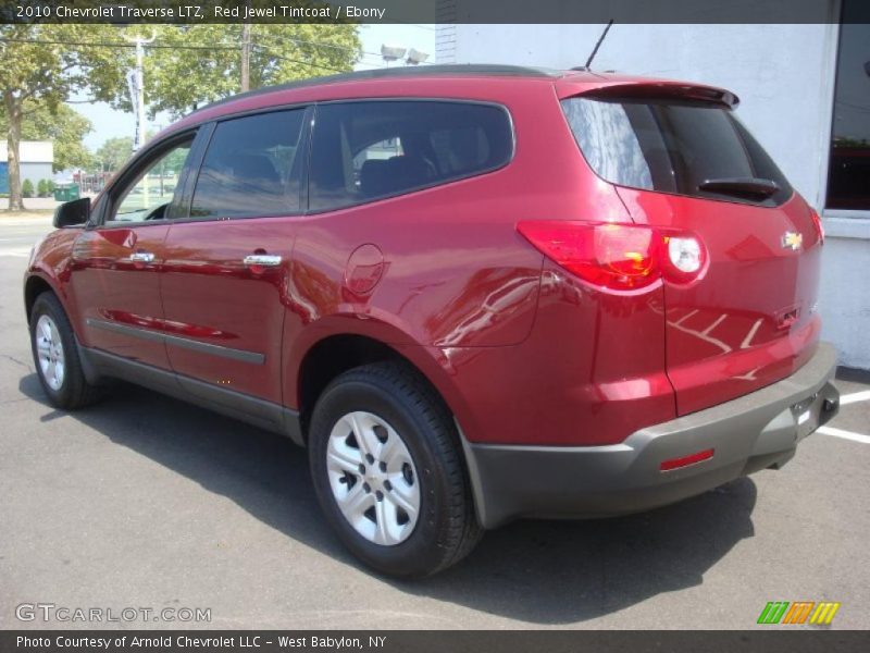 Red Jewel Tintcoat / Ebony 2010 Chevrolet Traverse LTZ