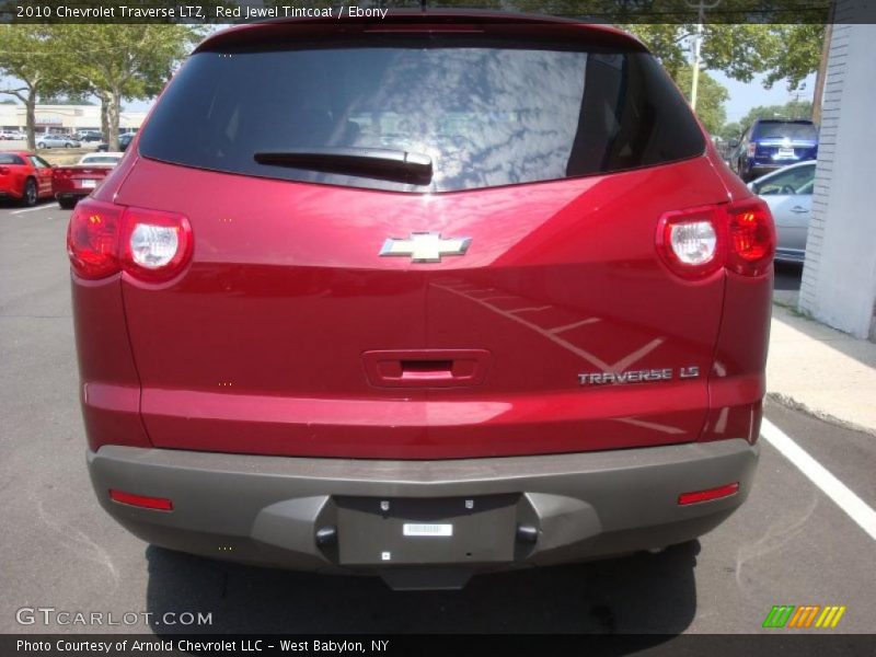 Red Jewel Tintcoat / Ebony 2010 Chevrolet Traverse LTZ