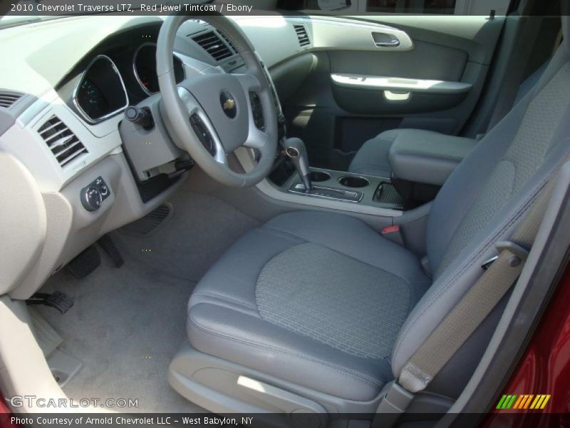 Red Jewel Tintcoat / Ebony 2010 Chevrolet Traverse LTZ