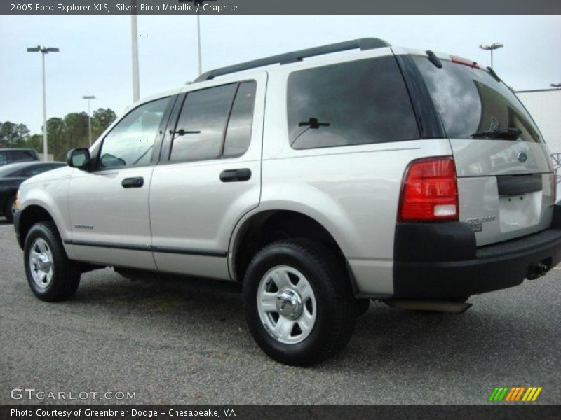 Silver Birch Metallic / Graphite 2005 Ford Explorer XLS