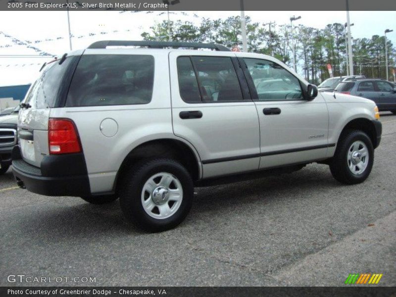 Silver Birch Metallic / Graphite 2005 Ford Explorer XLS