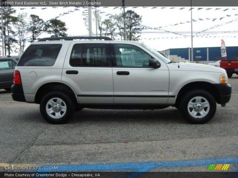 Silver Birch Metallic / Graphite 2005 Ford Explorer XLS