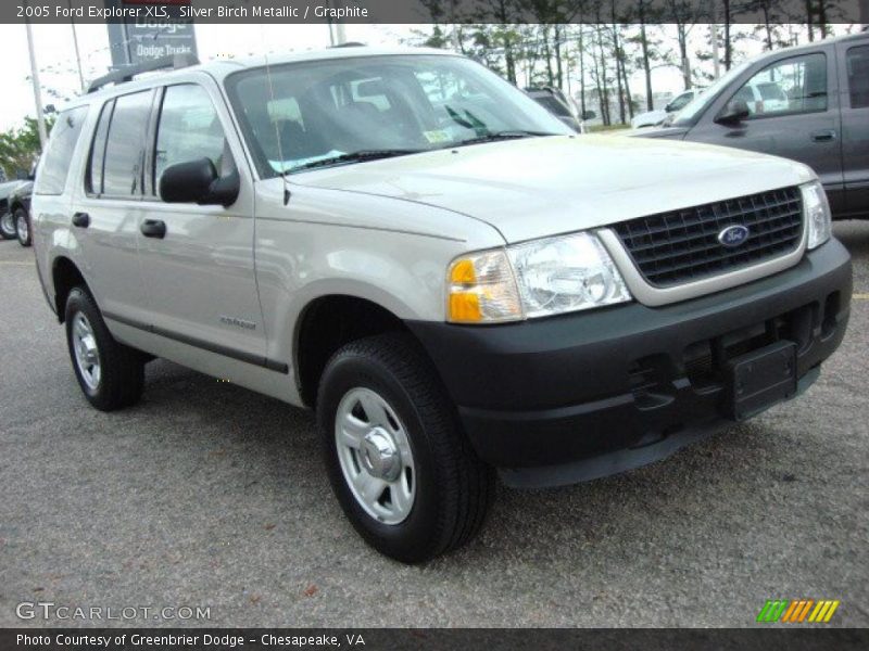 Silver Birch Metallic / Graphite 2005 Ford Explorer XLS