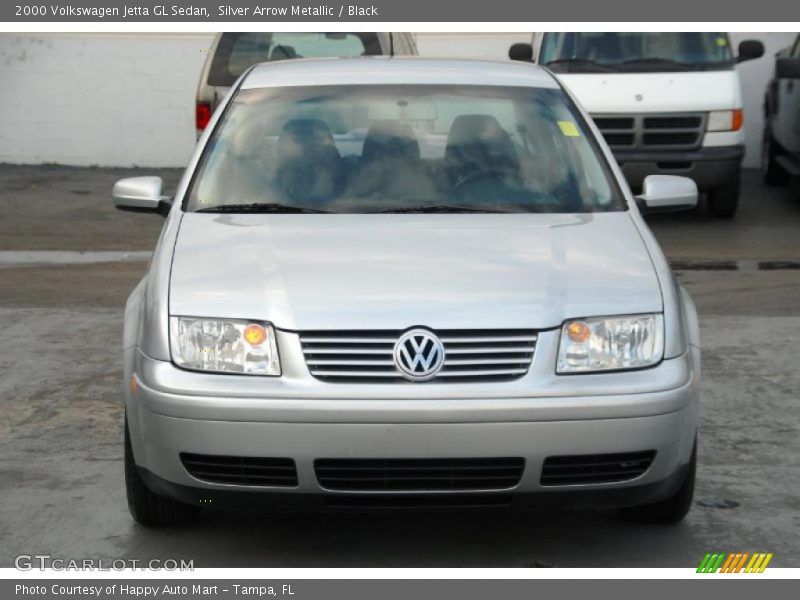 Silver Arrow Metallic / Black 2000 Volkswagen Jetta GL Sedan