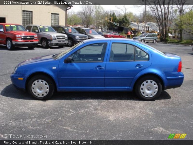 Blue Lagoon Metallic / Grey 2001 Volkswagen Jetta GLS Sedan