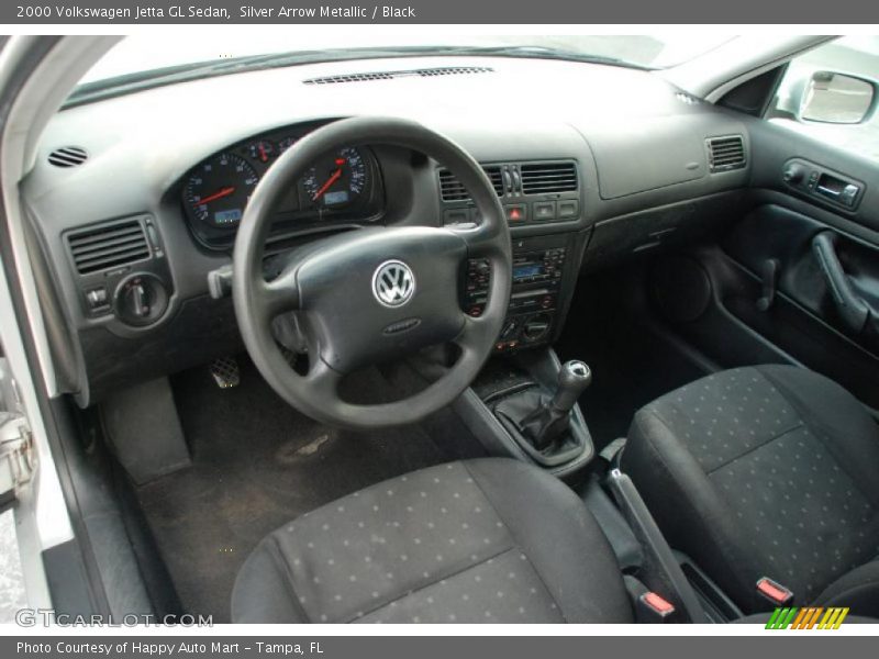  2000 Jetta GL Sedan Black Interior